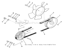 Page B Diagram and Parts List for 11-17KE01 1984 Toro Lawn Tractor