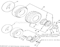 Page U Diagram and Parts List for 11-17KE01 1984 Toro Lawn Tractor