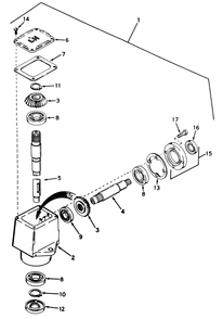 Grass Collection System Model No. 30751 & 30576 (Optional) (Continued) Gear Box Assembly Model No. 4398-P91 Diagram and Parts List for 30754 7000001 - 7999999 Toro Lawn Tractor