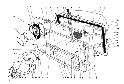 Easy-Empty Grass Catcher Model 59111 Diagram and Parts List for 57300 2000001 - 2999999 Toro Lawn Tractor