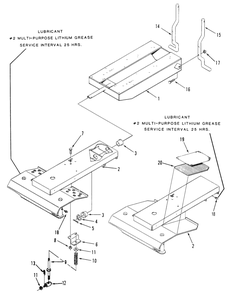 Section 1-Frame Diagram and Parts List for R3-12B601  Toro Lawn Tractor