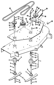 Part Location Diagram of 114144 Toro Pulley-idler