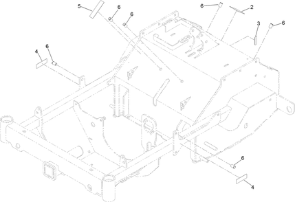 Main Frame Assembly No. 135-5236 Diagram and Parts List for 29516 413000000 - 999999999 Toro Aerator