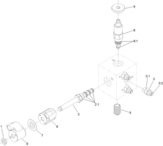 Manifold Assembly Diagram and Parts List for 39517 400000000-999999999 Toro Aerator