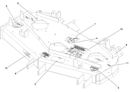 Part Location Diagram of 107-1621 Toro Decal-Service, Check