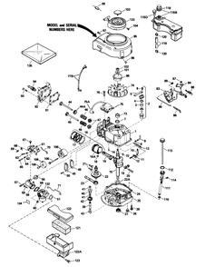 Engine Model No. Tvs100-44015b Diagram and Parts List for 20692 0000001 - 0999999 Toro Lawn Mower