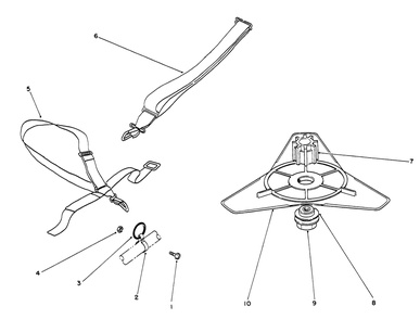 Flex Blade & Harness Accessories(Optional) Diagram and Parts List for 51637 2000001 - 2999999 Toro Trimmer