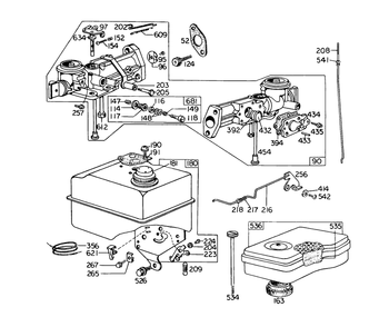Carburetor Assembly Diagram and Parts List for 58125 4000001 - 4999999 Toro Tiller