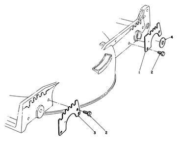 Wear Plate Kit Model No. 49-4080 (Optional) Diagram and Parts List for 20588 7000001 - 7999999 Toro Lawn Mower