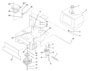 Part Location Diagram of 95-1543 Toro Decal-Valve Adjustment
