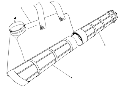Rake-O-Vac Bagging Kit Model 51531 (Standard On Model 51545, Optional On Model 51535) Diagram and Parts List for 51535 6000001 - 6999999 Toro Leaf Blower / Vacuum