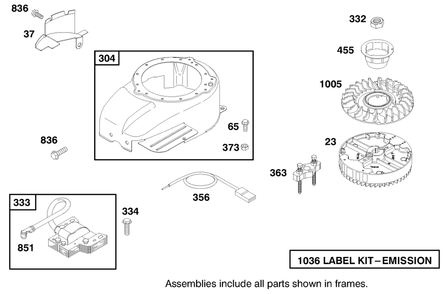 Engine Gts 200 Diagram and Parts List for 20823 9900001 - 9999999 Toro Lawn Mower