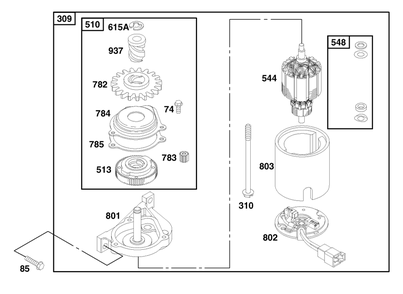 Engine Gts-200 Diagram and Parts List for 20787 8900001 - 8999999 Toro Lawn Mower