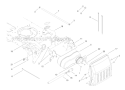 Muffler Assembly Diagram and Parts List for 13AP60RP744 2006 Toro Lawn Tractor