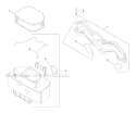 Air IntakeFiltration Assembly Kohler Sv720-0011 Diagram and Parts List for 13AP60RP744 2006 Toro Lawn Tractor
