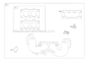 Part Location Diagram of 795123 Briggs and Stratton Gasket-intake