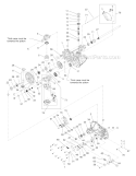 Part Location Diagram of 103-2666 Toro Cylinder Block Kit