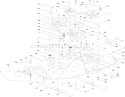 Fuel Tank  Hood Assembly Diagram and Parts List for 13AX60RG744  Toro Lawn Tractor