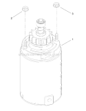 Starter Assembly Kohler Sv540-0019 Diagram and Parts List for 13AX60RG744  Toro Lawn Tractor