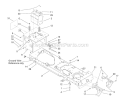 Frame  Battery Assembly Diagram and Parts List for 13AX60RG744  Toro Lawn Tractor