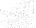 Fuel Tank  Hood Assembly Diagram and Parts List for 13AX60RH744  Toro Lawn Tractor