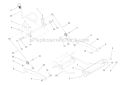 Deck Lift Arm Assembly Diagram and Parts List for 13AX60RH744  Toro Lawn Tractor
