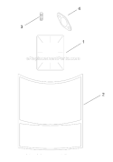 Exhaust Stud  Decal Assembly Kohler Sv600-0018 Diagram and Parts List for 13AX60RH744  Toro Lawn Tractor