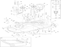 Part Location Diagram of 119-8465 Toro Bracket-Cable, Deck Engage