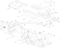 Fuel Tank, Hood and Dash Assembly Diagram and Parts List for 13AX91RS848 1-1 - 2010 Toro Lawn Tractor