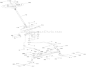 Part Location Diagram of 119-3979 Toro Bracket-Support, Steering