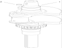 Crankshaft Assembly Diagram and Parts List for 13BX60RG544 1A087H10172-1E237H10144 - 2007 Toro Lawn Tractor