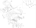 Seat and Fender Assembly Diagram and Parts List for 13BX60RG748 1A087H10172-1E087H10250 - 2007 Toro Lawn Tractor