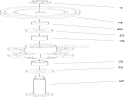 Spindle Assembly No. 112-0460 Diagram and Parts List for 13BX60RG748 1A087H10172-1E087H10250 - 2007 Toro Lawn Tractor