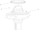 Part Location Diagram of 2001420-S Kohler Crankshaft