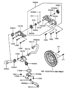 Cooling Equipment Diagram and Parts List for 74213 (220000001-220999999)(2002) Toro Lawn Mower