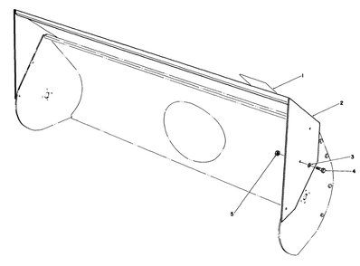 44" Auger Extension Kit Model No. 62-5780 (Optional) Diagram and Parts List for 30718 2000001 - 2999999 Toro Lawn Tractor