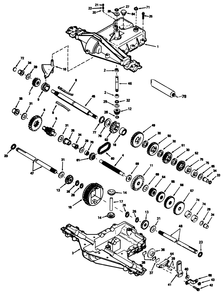 Peerless Transmission Model No. 930-020 (210-5 & 212-5) Diagram and Parts List for 32-10BE02 1000001 - 1999999 Toro Lawn Tractor