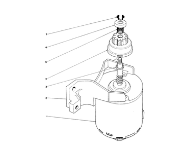 Starter Assembly Diagram and Parts List for 20677 0002102 - 0999999 Toro Lawn Mower