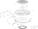 Part Location Diagram of 3202521-S Kohler Flywheel Assembly