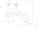 Oil Pan and Lubrication Assembly Diagram and Parts List for 14AK81RK544 1A186H30000 - 2006 Toro Lawn Tractor