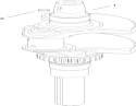 Crankshaft Assembly Diagram and Parts List for 14AK81RK544 1A186H30000 - 2006 Toro Lawn Tractor