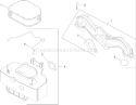 Air Intake and Filtration Assembly Diagram and Parts List for 14AP80RP744 1A136H30000 - 2006 Toro Lawn Tractor