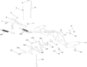 Engine Control Assembly Diagram and Parts List for 14AP80RP744 1A136H30000 - 2006 Toro Lawn Tractor