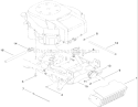 Part Location Diagram of 112-6164 Toro Muffler-Twin