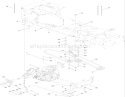 Transmission, Belt and Pulley Assembly Diagram and Parts List for 14AQ81RP544 1A136H30000 - 2006 Toro Lawn Tractor