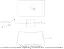 Exhaust Stud, Gasket and Decal Assembly Diagram and Parts List for 14AQ81RP544 1A136H30000 - 2006 Toro Lawn Tractor