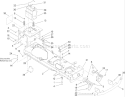 Part Location Diagram of 112-6037 Toro Support-Frame, Rear