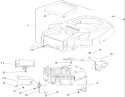 Blower Housing and Baffle Assembly Diagram and Parts List for 14AQ81RP544 1A136H30000 - 2006 Toro Lawn Tractor