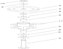 Part Location Diagram of 112-6039 Toro HOUSING-SPINDLE