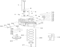 Crankcase Assembly Diagram and Parts List for 14AQ81RP544 1A136H30000 - 2006 Toro Lawn Tractor